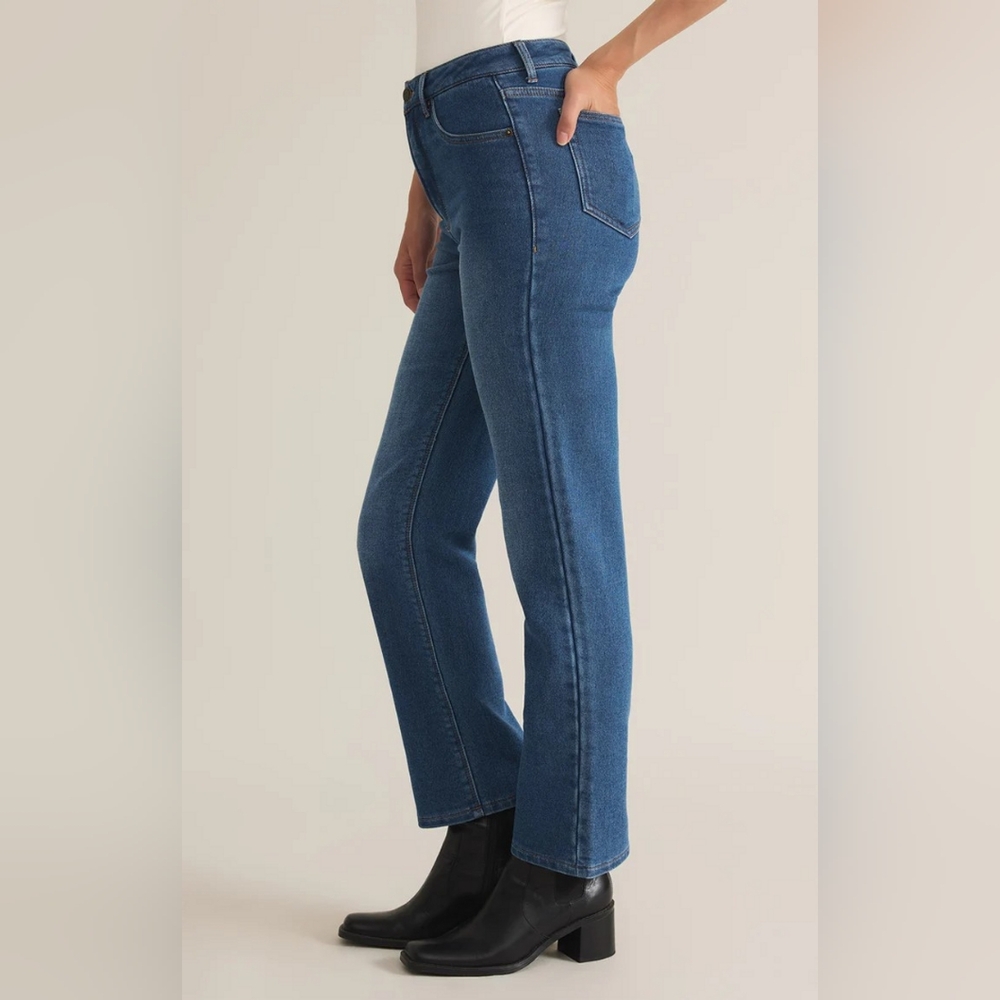 NWT Z Supply Val Straight Leg Jeans Size 24 Vintage Indigo